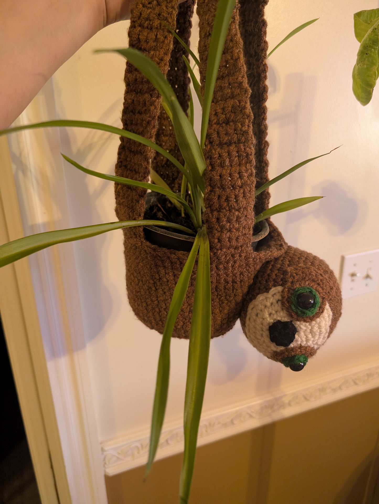 Sloth Hanging Plant Holder