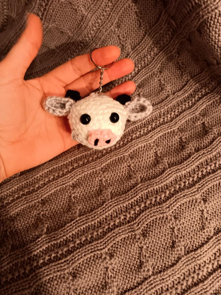 Cow Keychain