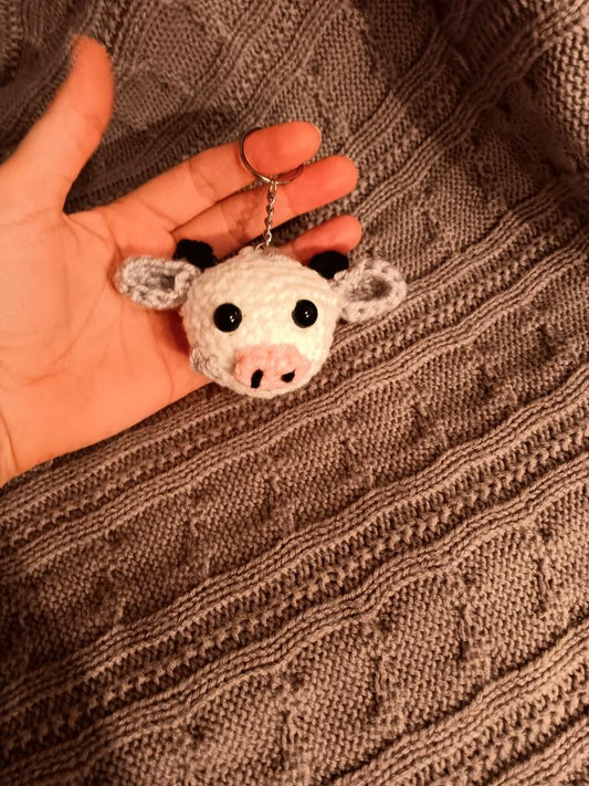Cow Keychain