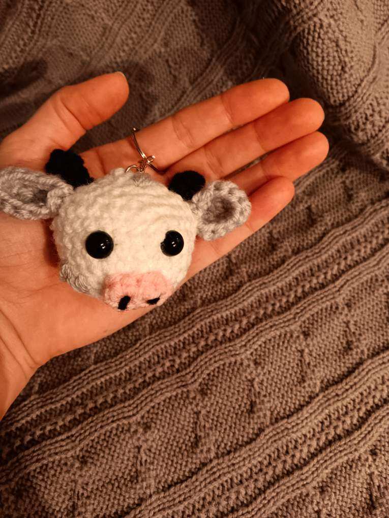 Cow Keychain