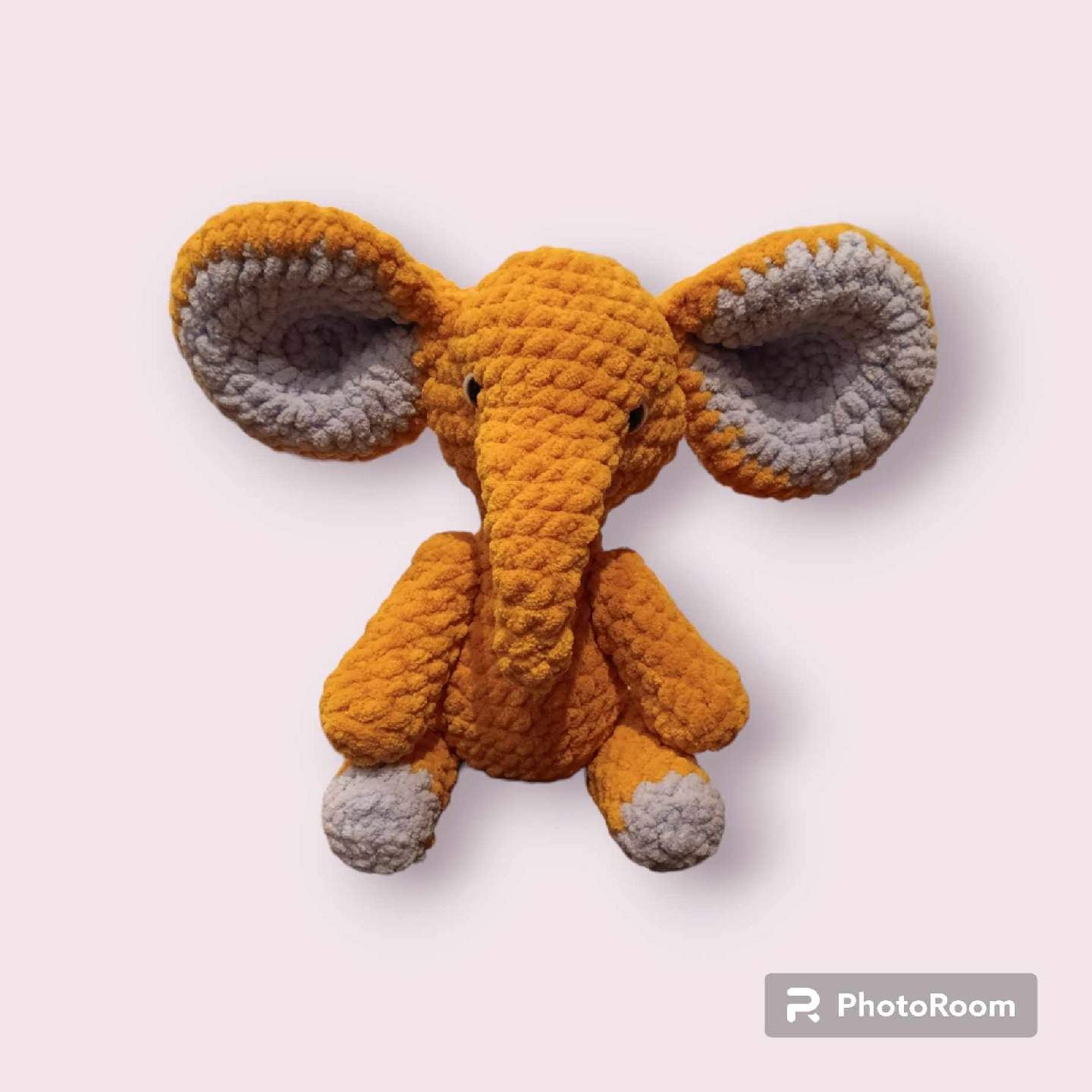 Posable Elephant Plushie- 30" tall